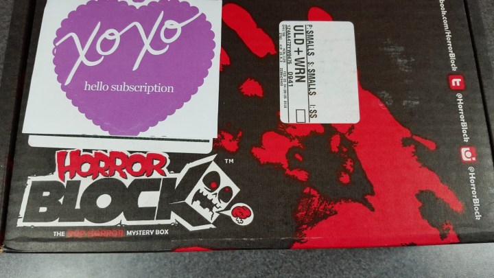 January 2016 Horror Block Review Coupon Hello Subscription