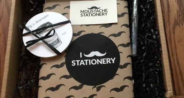 Moustache Stationery February 2016 Subscription Box Review + Coupon