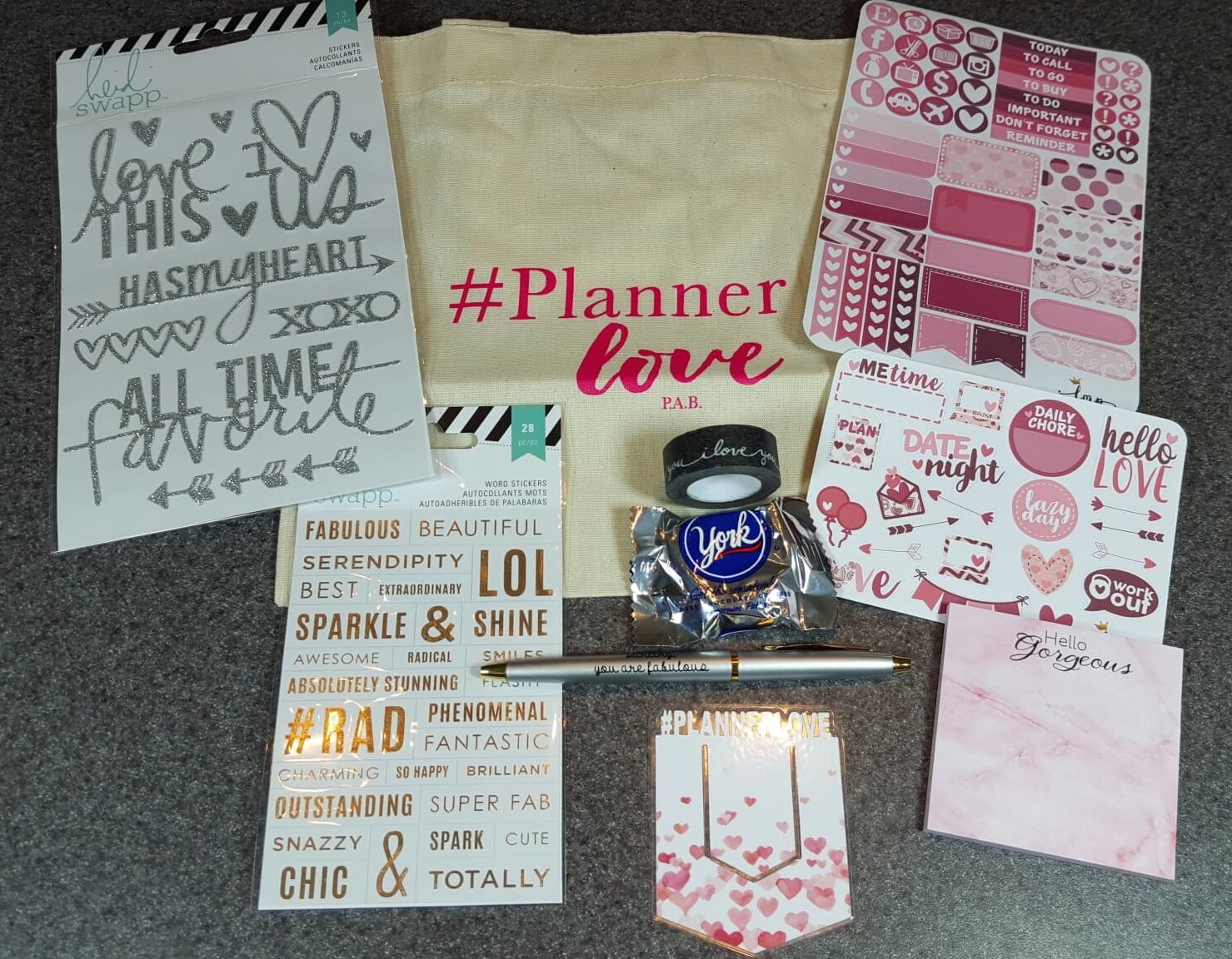 The Planner Addict Box February 2016 Subscription Box Review Hello