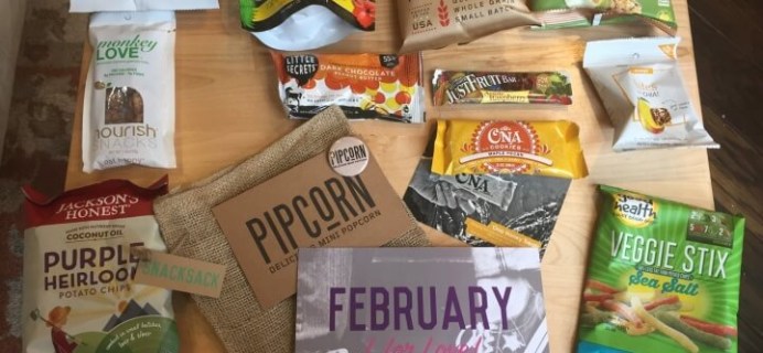 Snack Sack February 2016 Subscription Box Review & Coupon