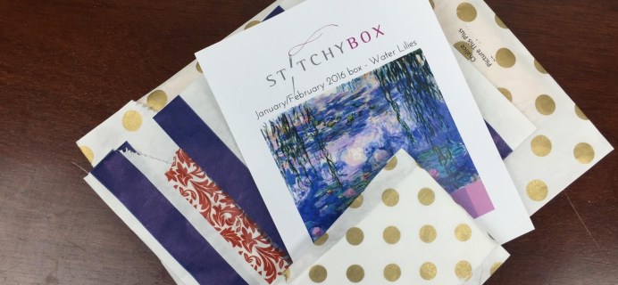 Stitchy Box January-February 2016 Subscription Box Review & Coupon
