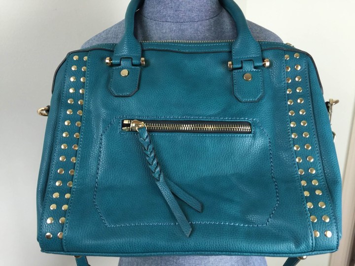 street level elisia studded satchel