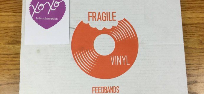 Feedbands Vinyl of the Month Subscription Review – March 2016