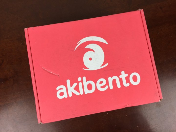 Akibento Box March 2016 box