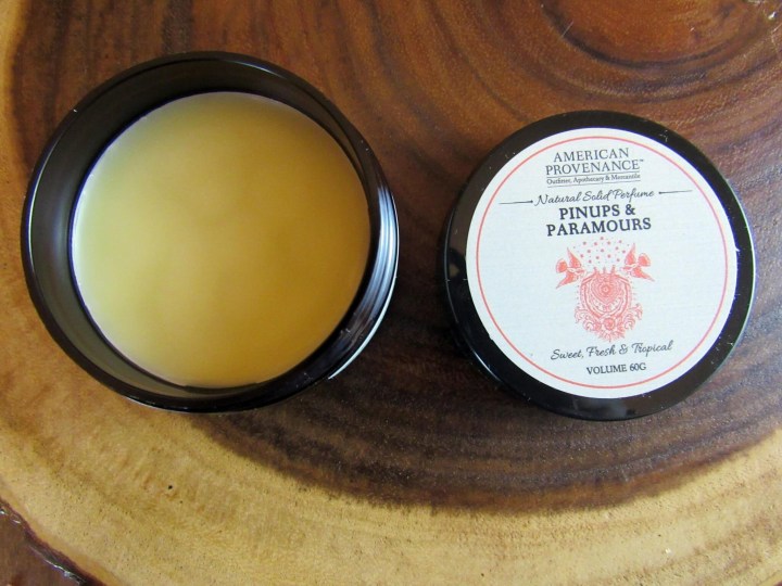 American Provenance Pinups & Paramours Sweet, Fresh, & Tropical Solid Perfume