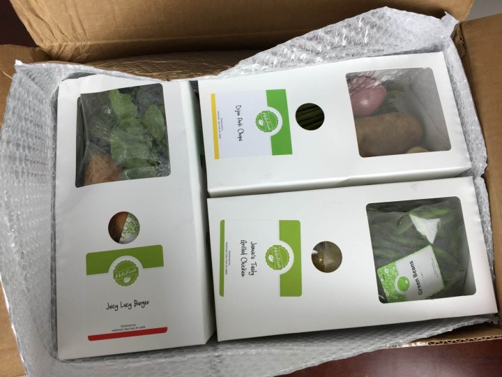 Hello Fresh Box March 2016 unboxing