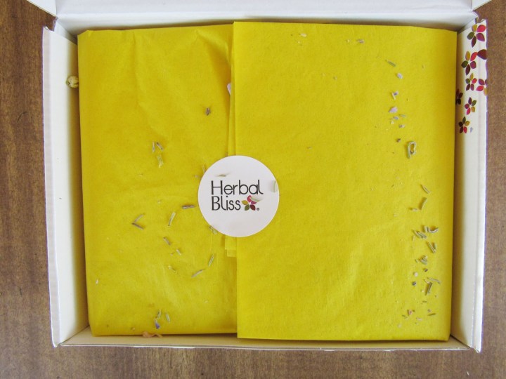 Wrapped in tissue paper and sealed