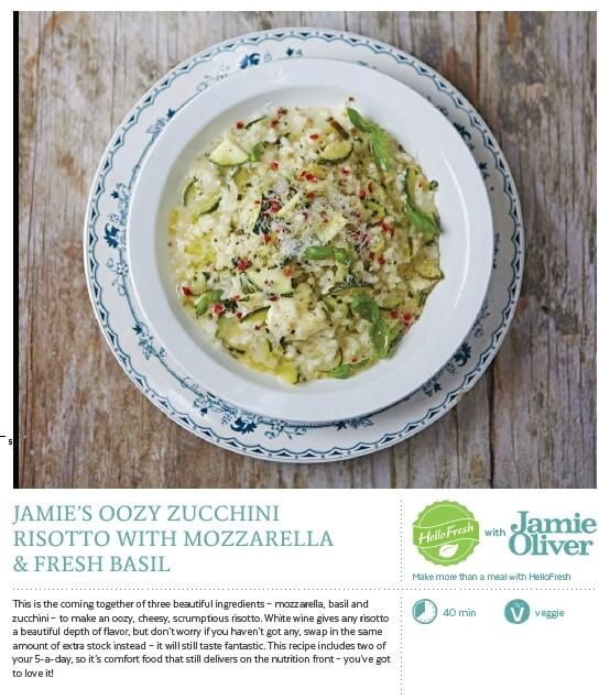Jamie's Oozy Zucchini Risotto with Mozzarella & Fresh Basil (3)
