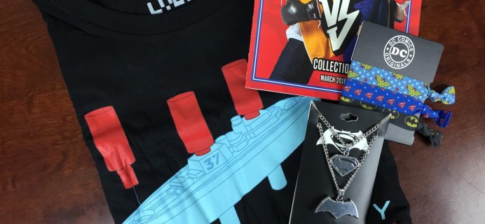 Level Up by Loot Crate March 2016 Review & Coupons – Shirt & Women’s Accessories The VS Collection