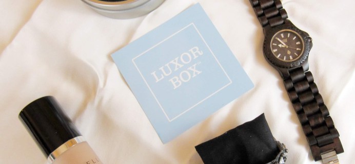 Luxor Box March 2016 Subscription Box Review