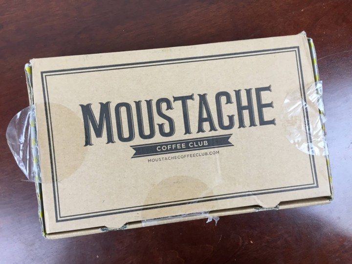 Moustache Coffee Club March 2016 box