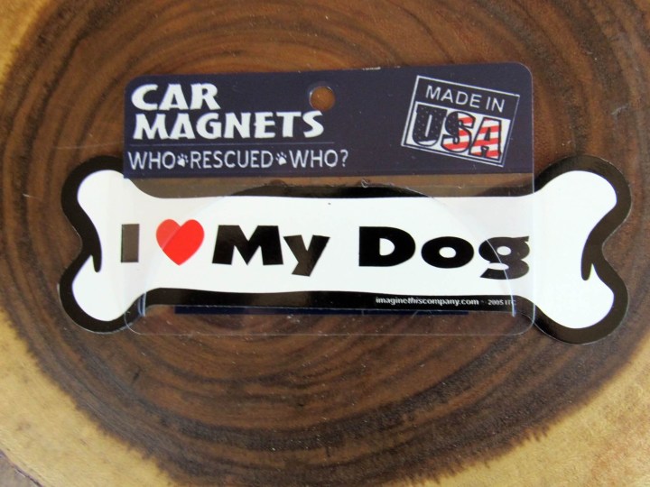 I Love My Dog Magnet