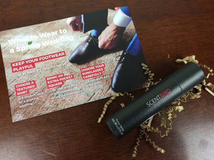 Scentbird Box March 2016 review