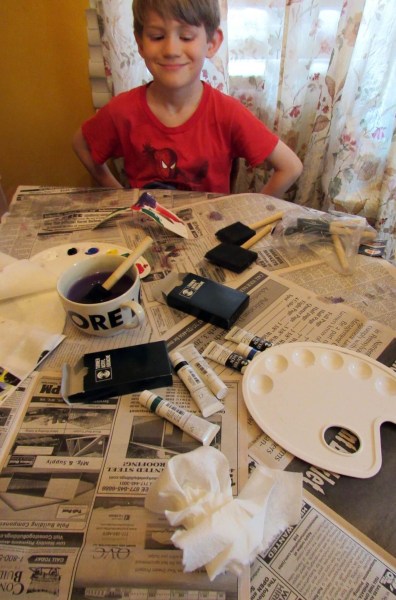 J is designing the male mask.