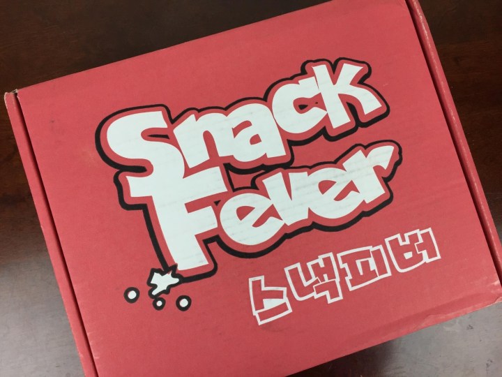 Snack Fever Box March 2016 box