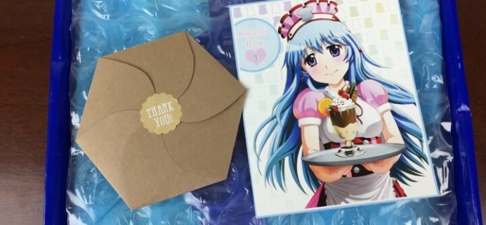 AnimeKoumi April 2016 Subscription Box Review + Coupon!