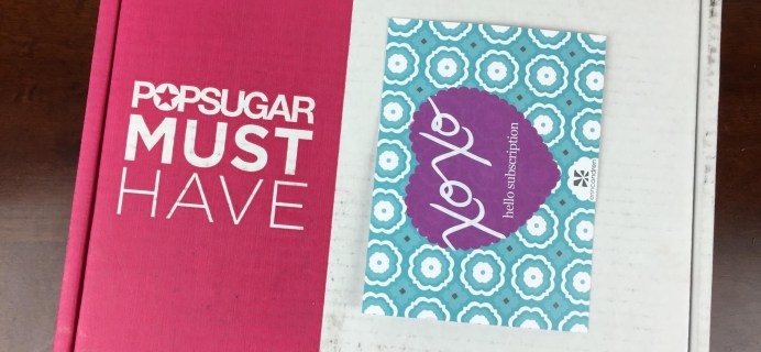 POPSUGAR Must Have Box March 2016 Review & Coupon
