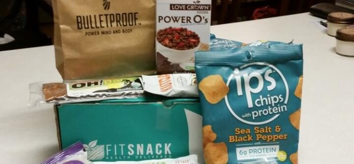 FitSnack March 2016 Subscription Box Review & 45% Off Coupon