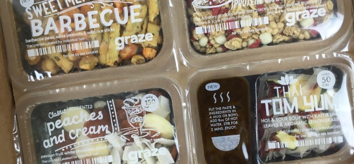 March 2016 Graze Subscription Box Review & Free Box Coupon