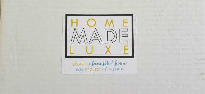 Home Made Luxe Subscription Box Review & Coupon – March 2016