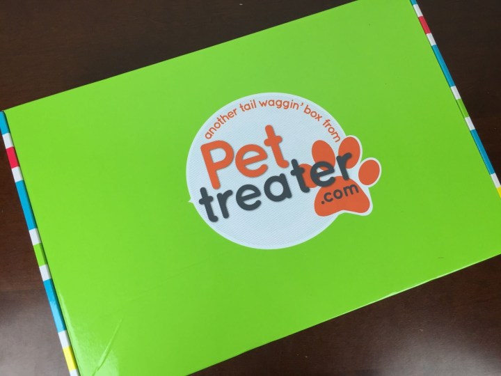 pet treater march 2016 box