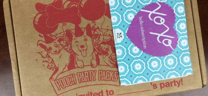 Pooch Party Packs March 2016 Subscription Box Review & Coupon