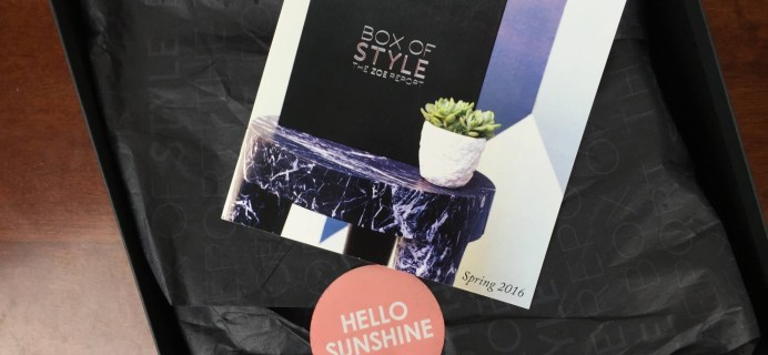 Rachel Zoe Box of Style Spring 2016 Review + Giveaway