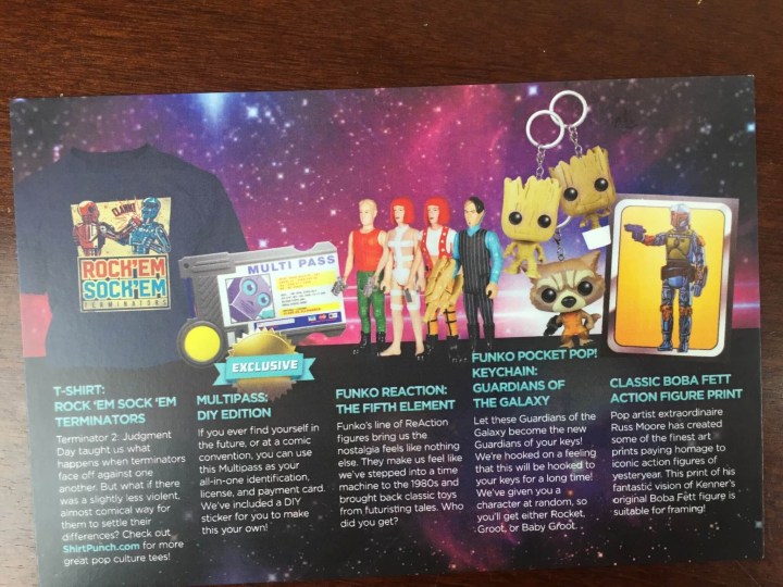 Sci-Fi Block March 2016 Subscription Box Review + Coupon ...