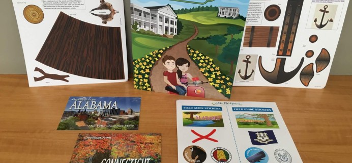 Little Passports USA Subscription Box Review – Alabama & Connecticut