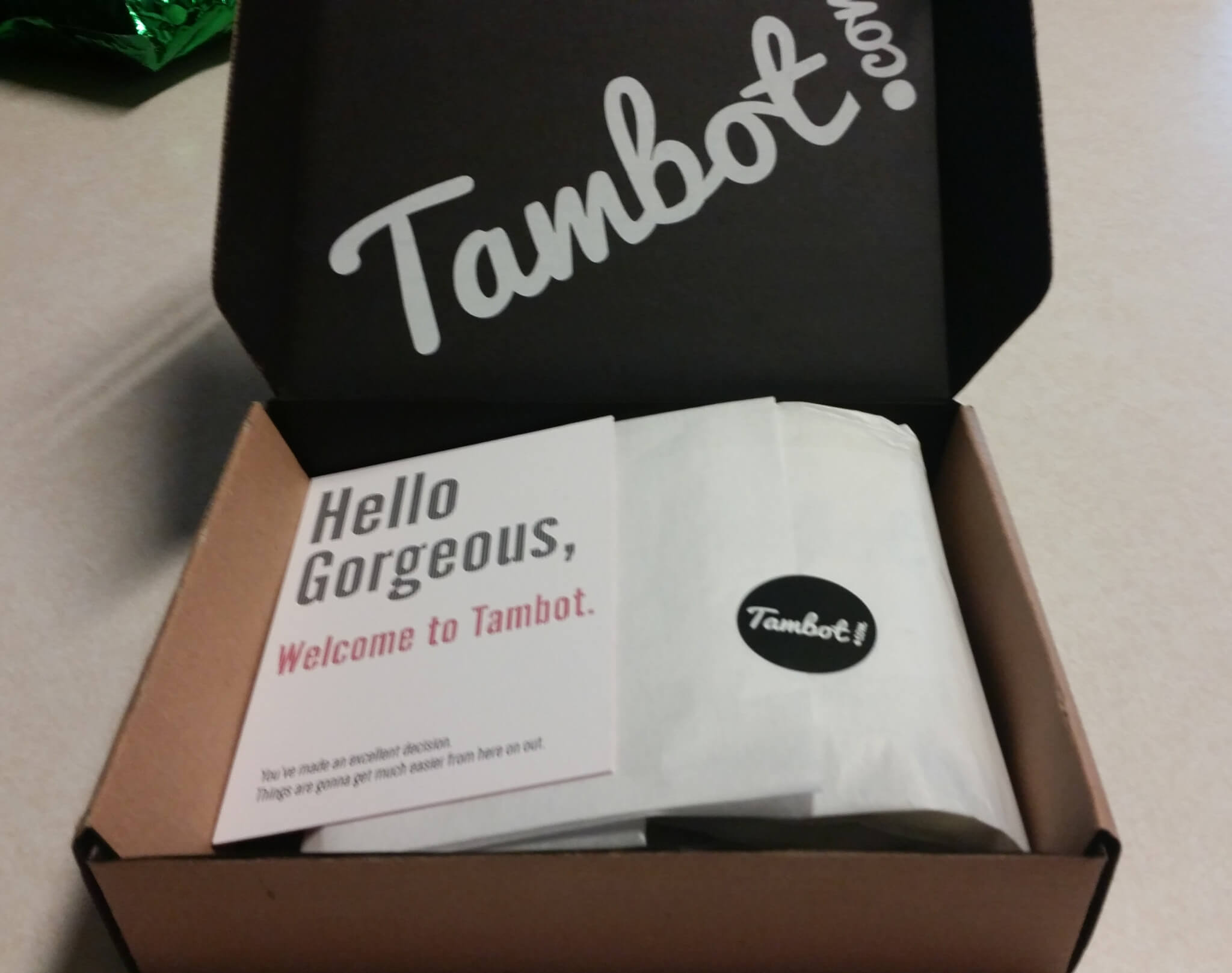 Tambot Subscription Box Review - hello subscription