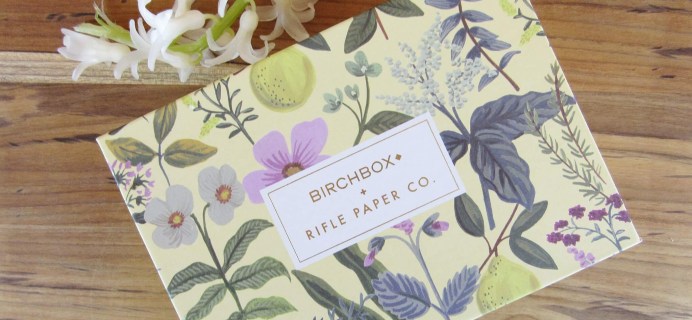 Birchbox April 2016 Review + Coupon