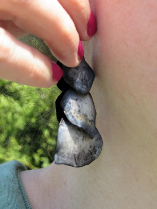 Check out the earrings
