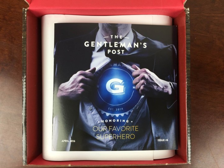 Gentleman's Box April 2016 unboxing
