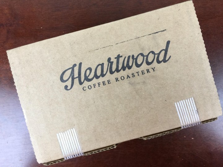 Heartwood Coffee Club Box April 2016 box