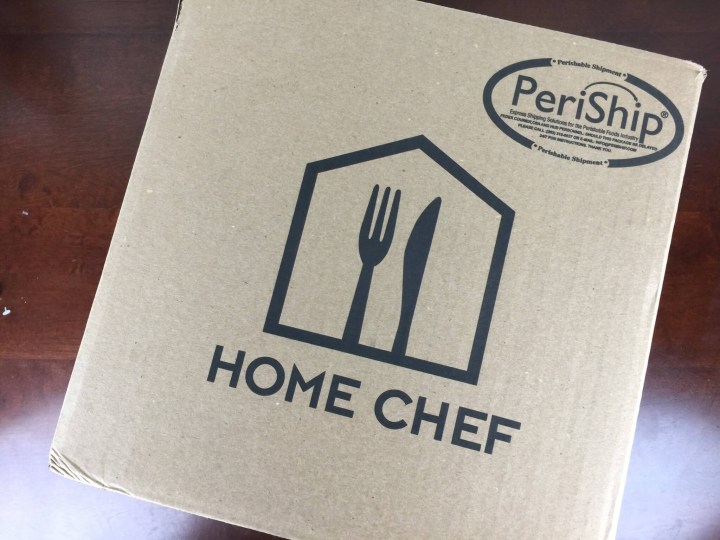 Home Chef Box April 2016 box
