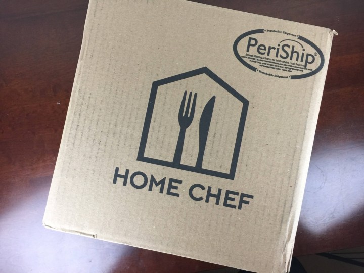 Home Chef Box April 2016 box