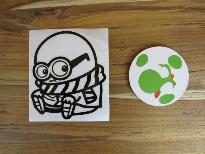 Minion Decal and Yoshi Coaster