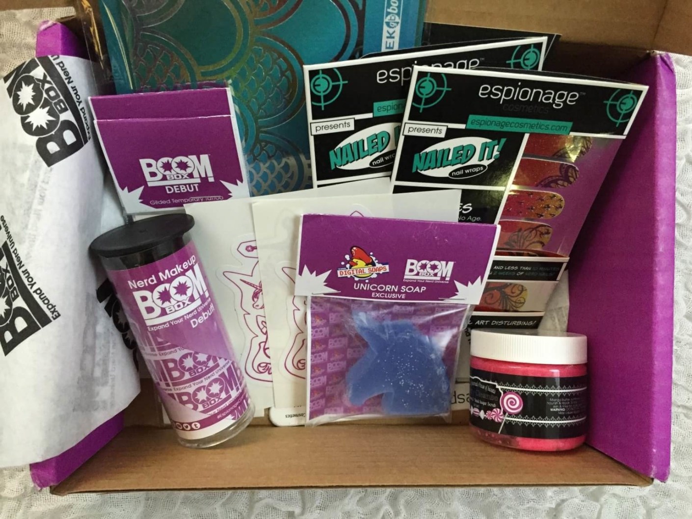 BOOM!Box by Espionage Cosmetics Reviews: Get All The Details At Hello ...