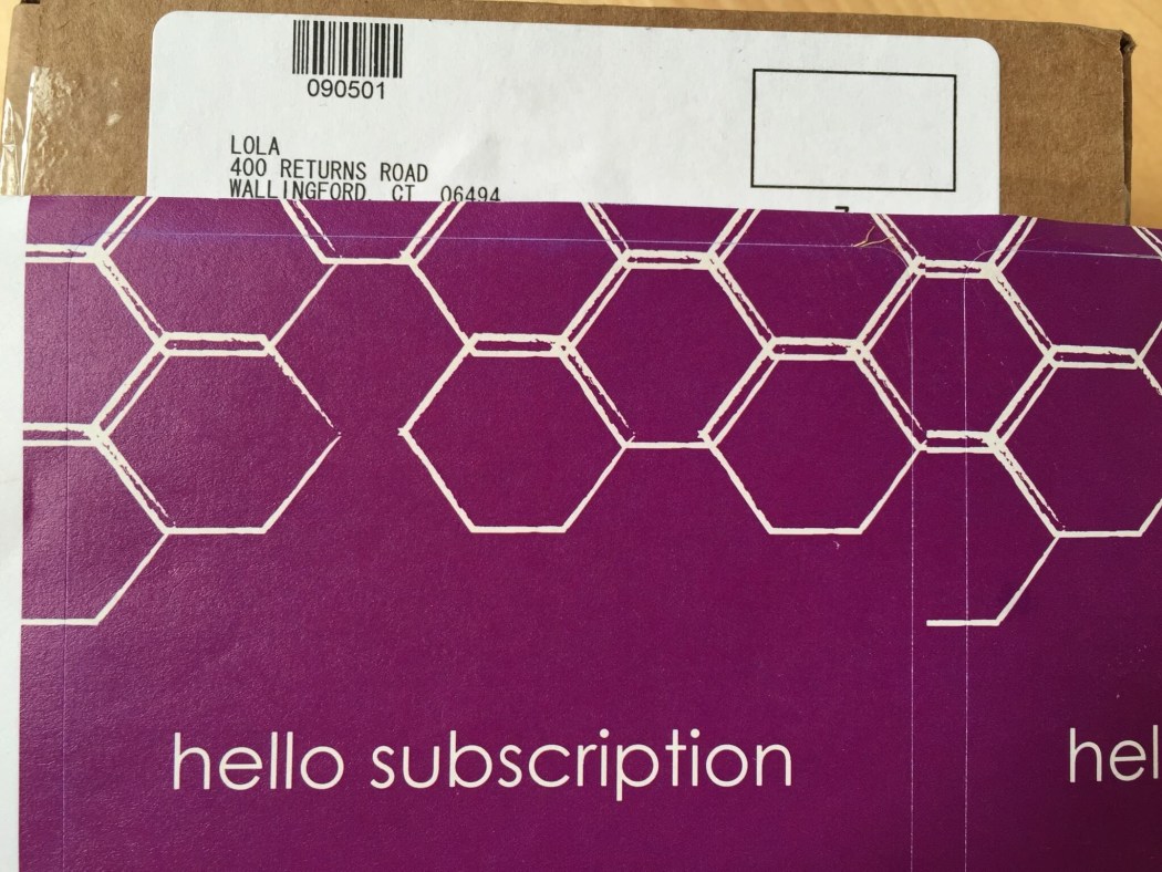 LOLA Subscription Box Review & Coupon - hello subscription