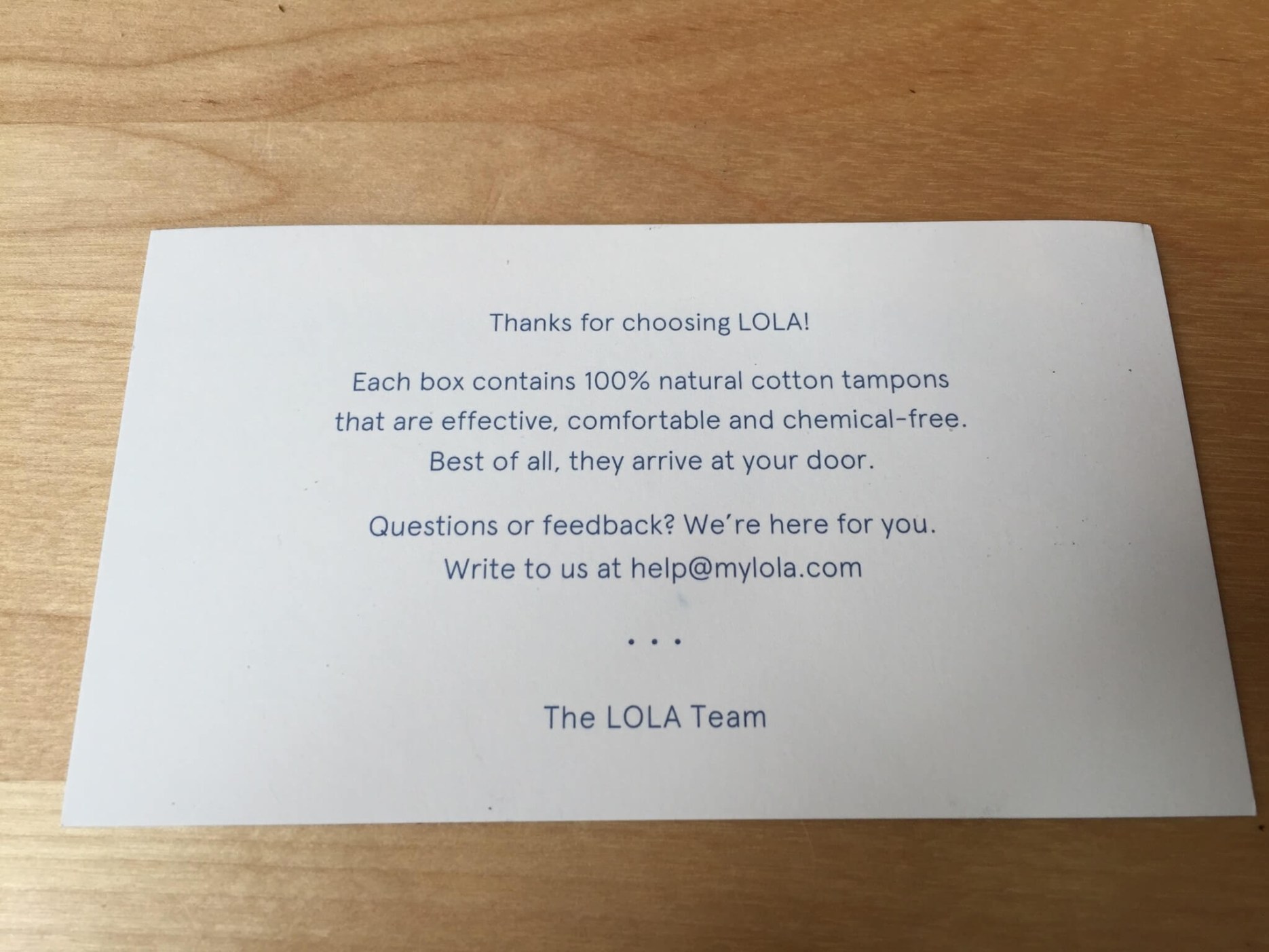 LOLA Subscription Box Review & Coupon - hello subscription