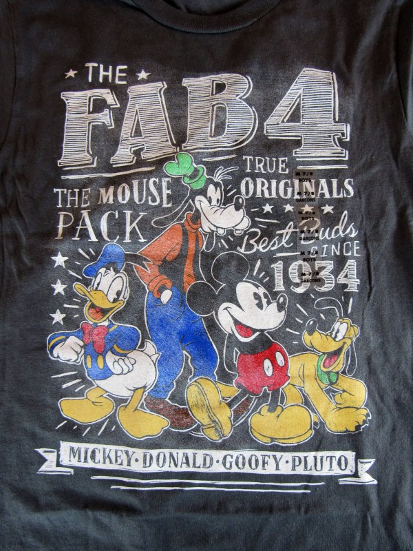 Disney Store Fab 4 Shirt