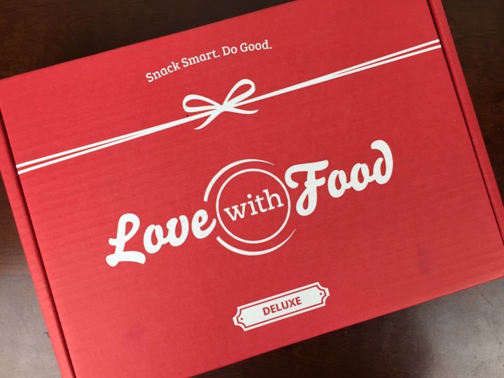 Love With Food Deluxe Box April 2016 box