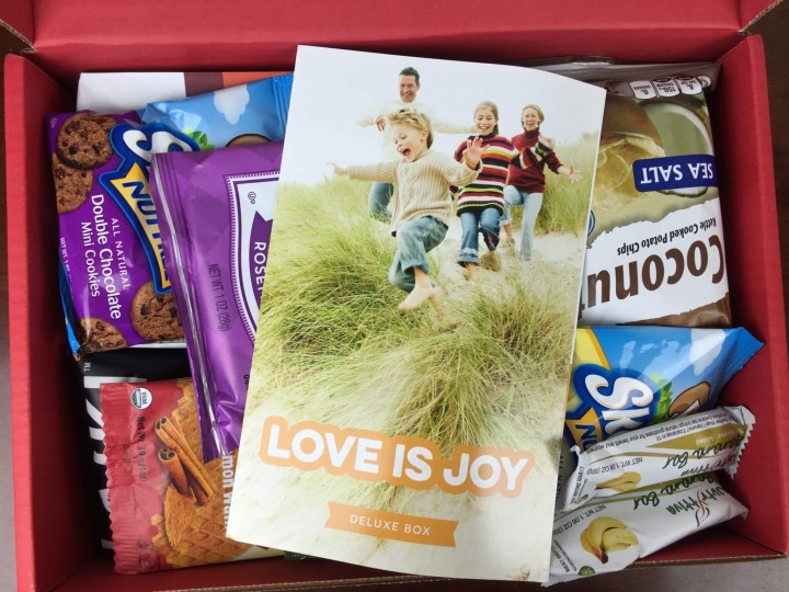 Love With Food Deluxe Box April 2016 unboxed