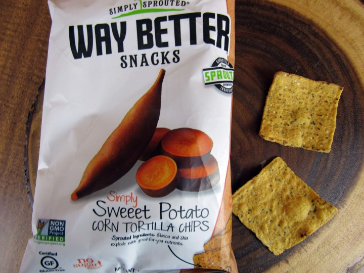 Simply Sweeet Potato Corn Tortilla Chips by Way Better Snacks