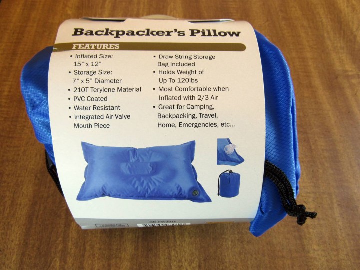 ST Inflatable Backpacker's Pillow