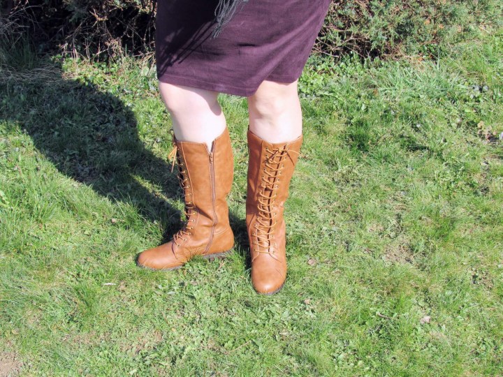 Adriana New York Lace Boots - Front