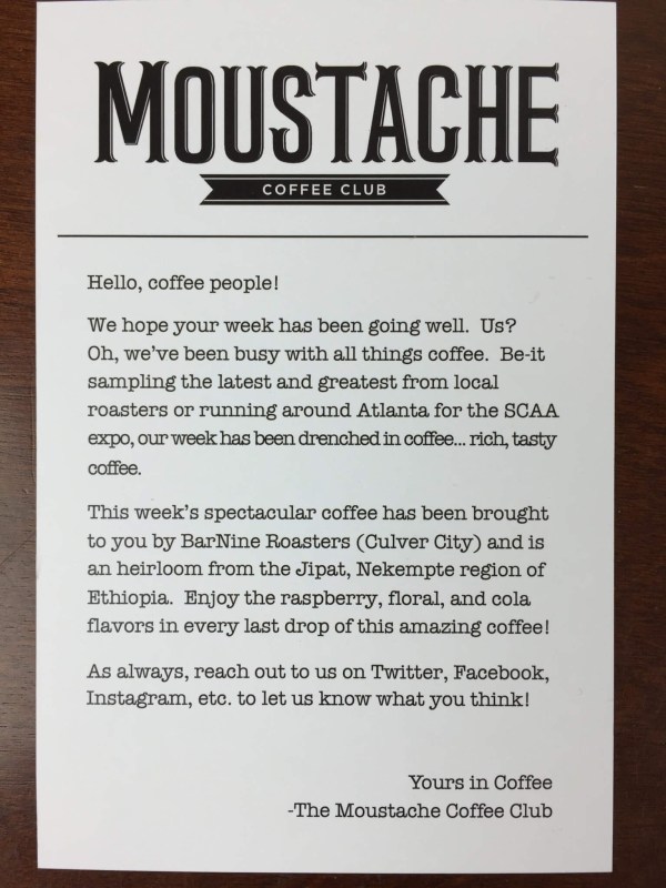 Moustache Coffee Club April 2016 (2)