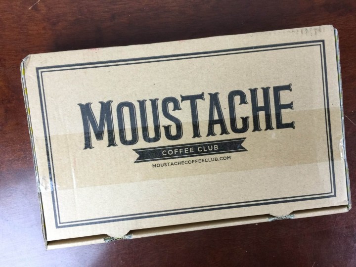 Moustache Coffee Club April 2016 box