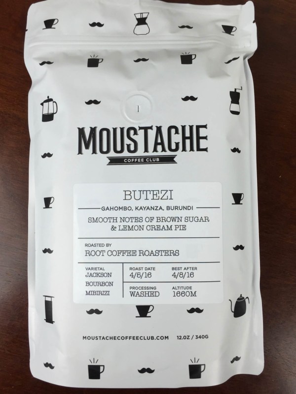 Moustache Coffee Club Box April 2016 review