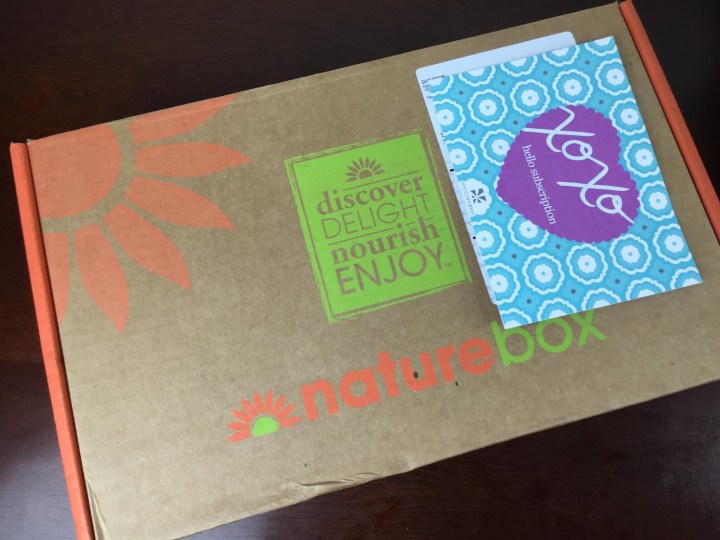 NatureBox May 2016 box